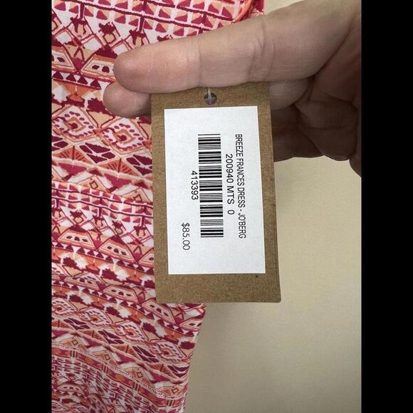 Title Nine Breeze Frances Dress XS Coral Peach Golf Pickleball Active NEW - Picture 4 of 5